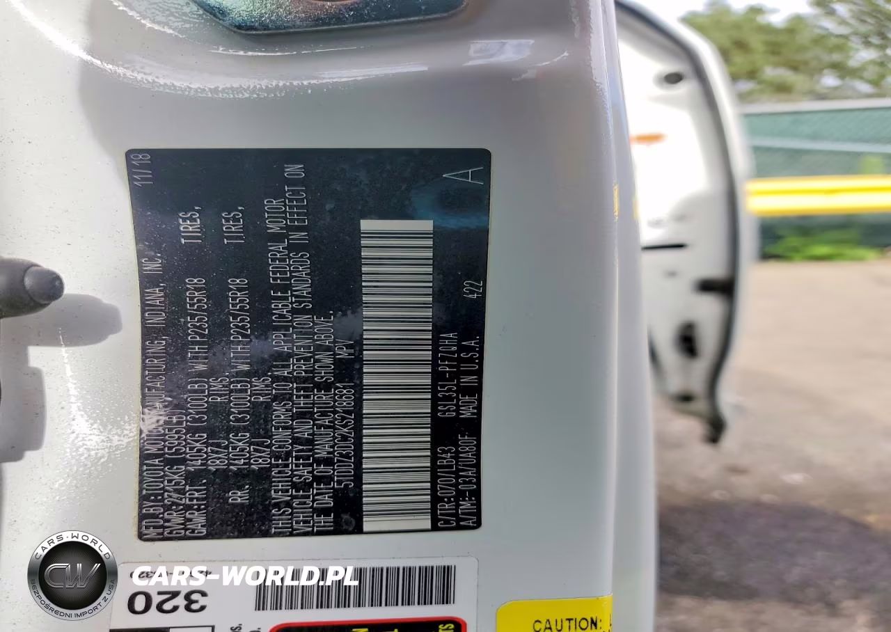 2019 Toyota Sienna Limited 7-Passenger VIN:5TDDZ3DC2KS218681 - 13