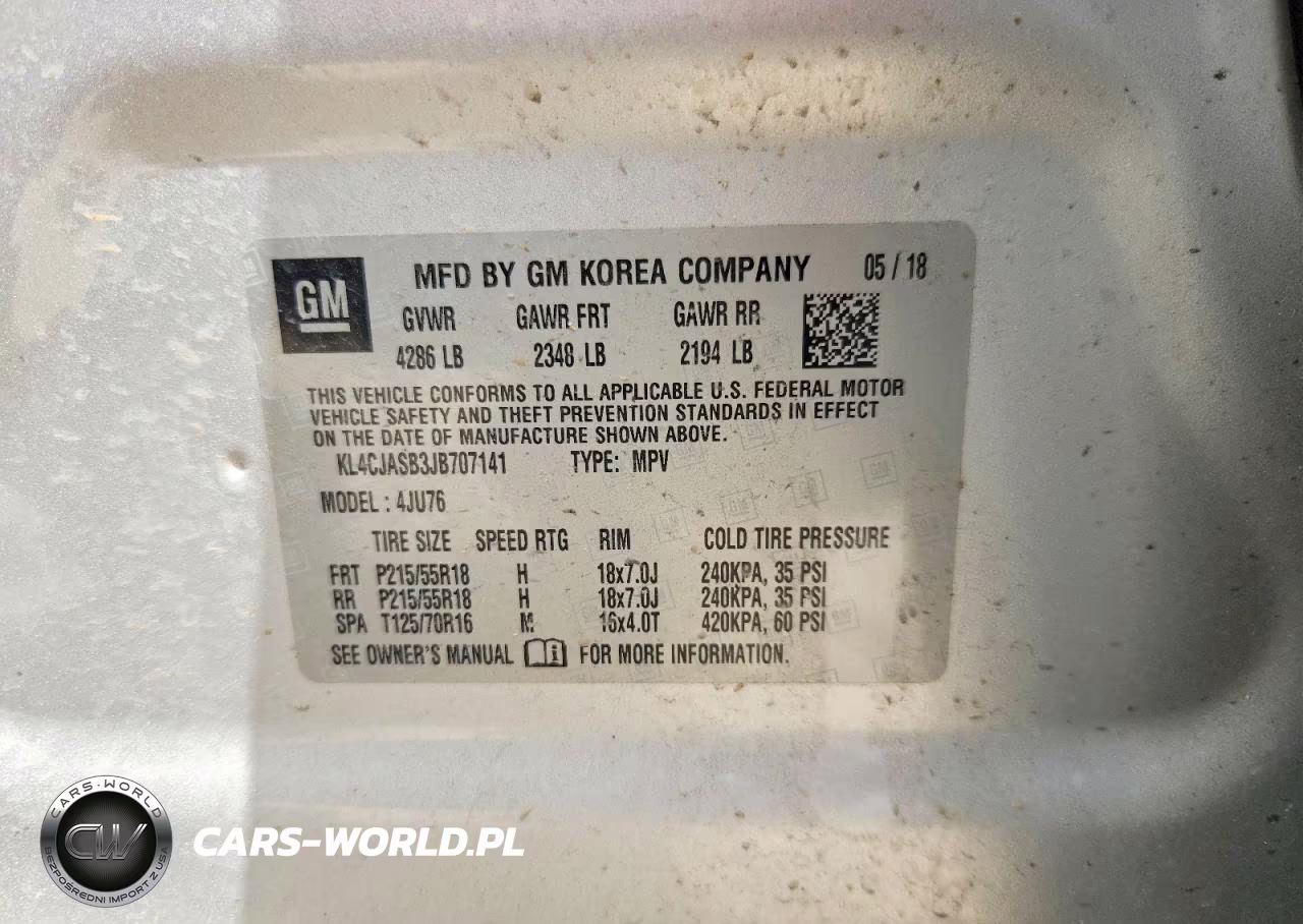 2018 Buick Encore Preferred VIN:KL4CJASB3JB707141 - 14