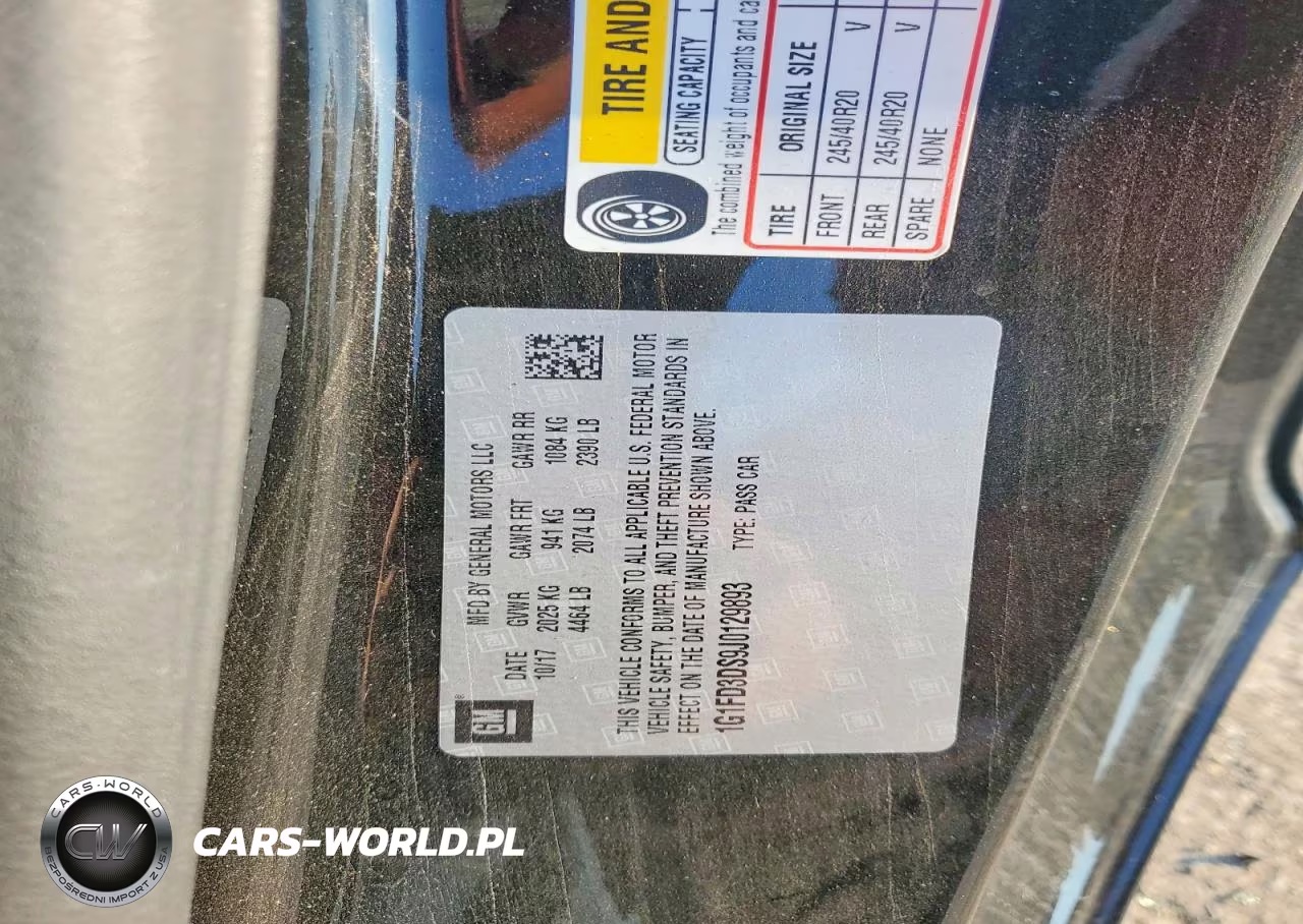 2018 Chevrolet Camaro Lt VIN:1G1FD3DS9J0129893 - 13