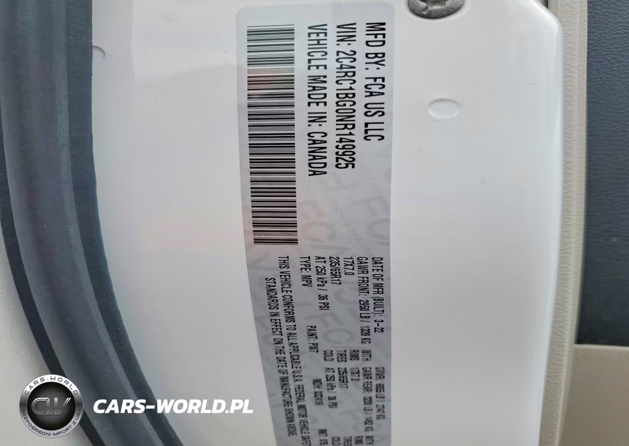 2022 Chrysler Pacifica VIN:2C4RC1BG0NR149925 - 13