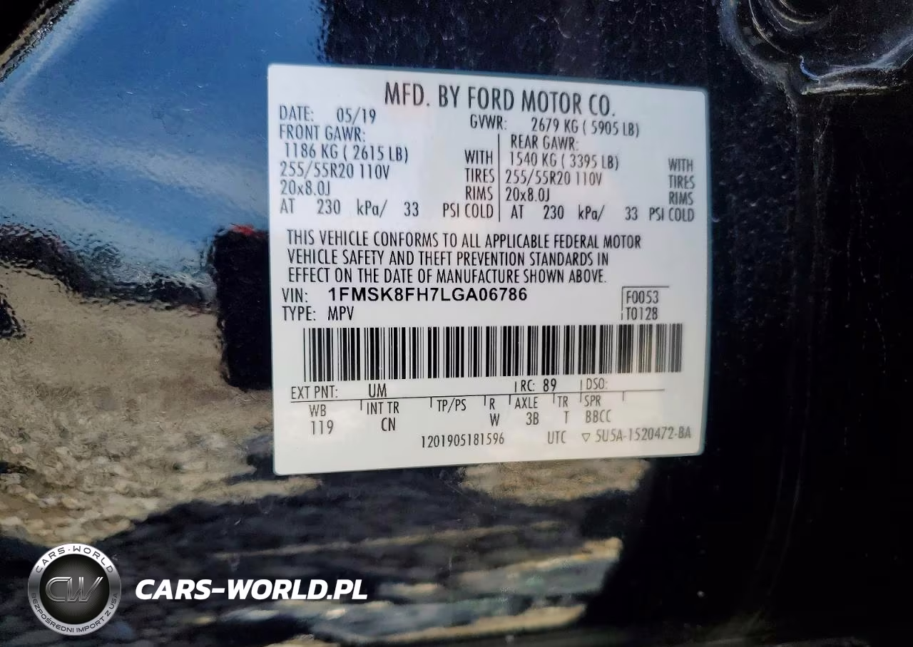 2020 Ford Explorer Limited VIN:1FMSK8FH7LGA06786 - 13