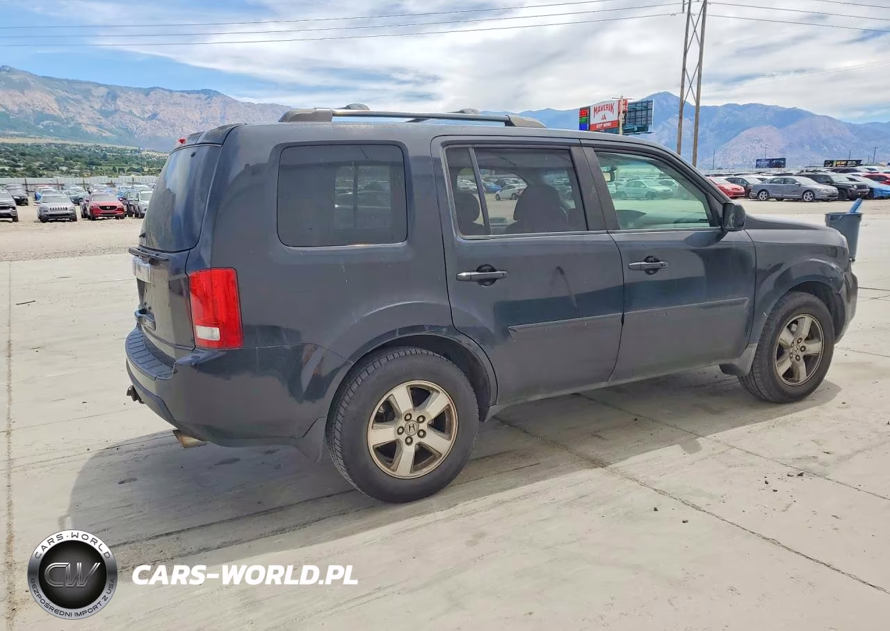 2009 Honda Pilot Exl VIN:5FNYF48639B014393 - 3