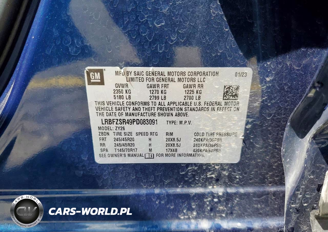2023 Buick Envision Avenir VIN:LRBFZSR49PD083091 - 14