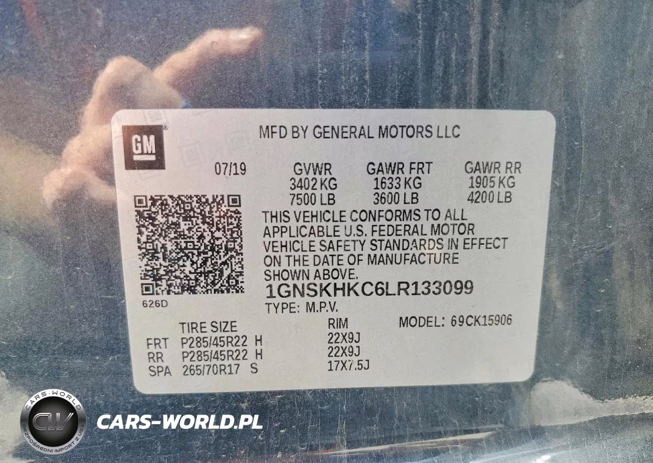 2020 Chevrolet Suburban K1500 Lt VIN:1GNSKHKC6LR133099 - 13