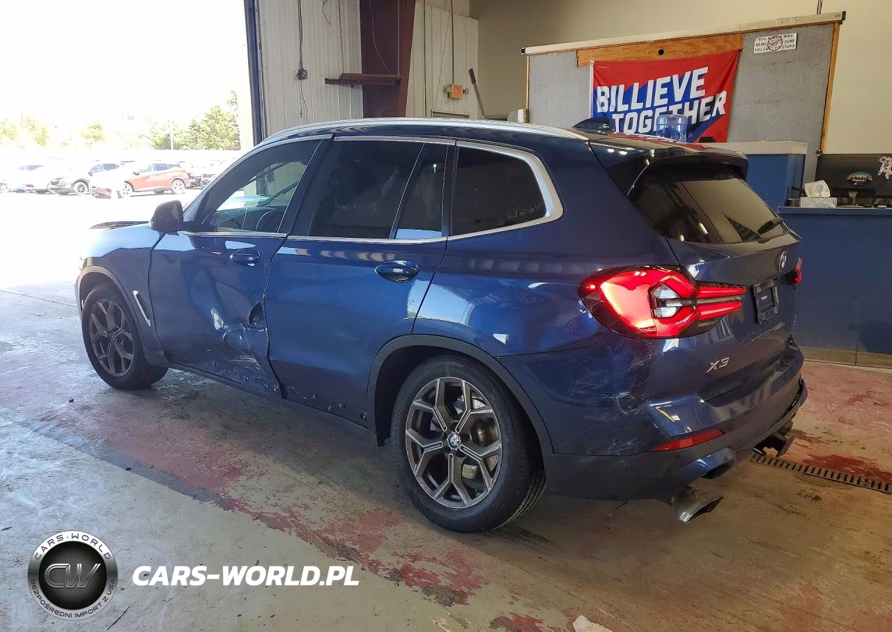 2022 BMW X3 xDrive30I VIN:5UX53DP05N9M40050 - 2