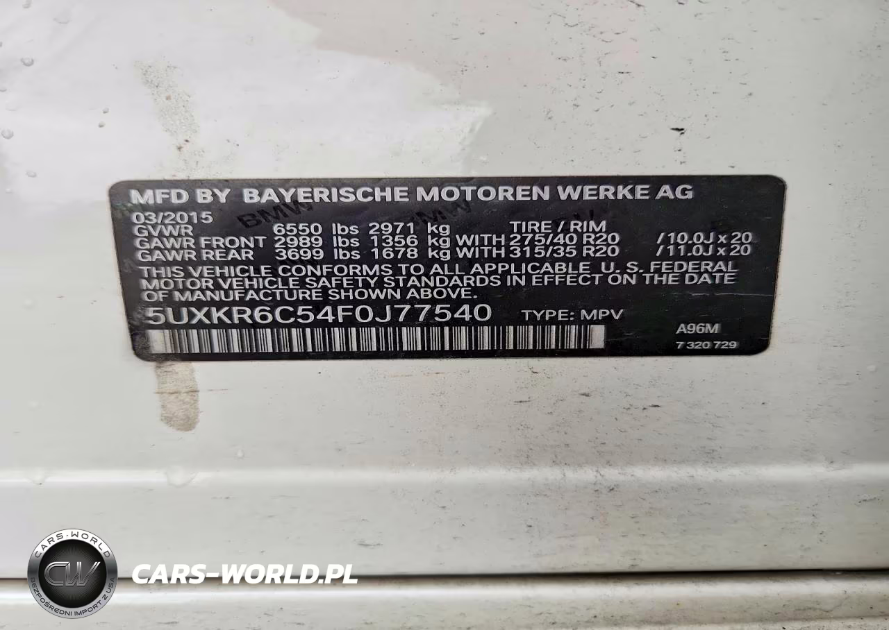 2015 BMW X5 xDrive50I VIN:5UXKR6C54F0J77540 - 13