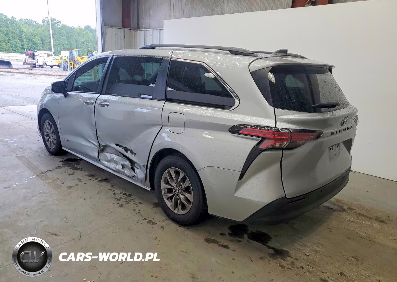 2021 Toyota Sienna Xle VIN:5TDYRKEC7MS056172 - 2