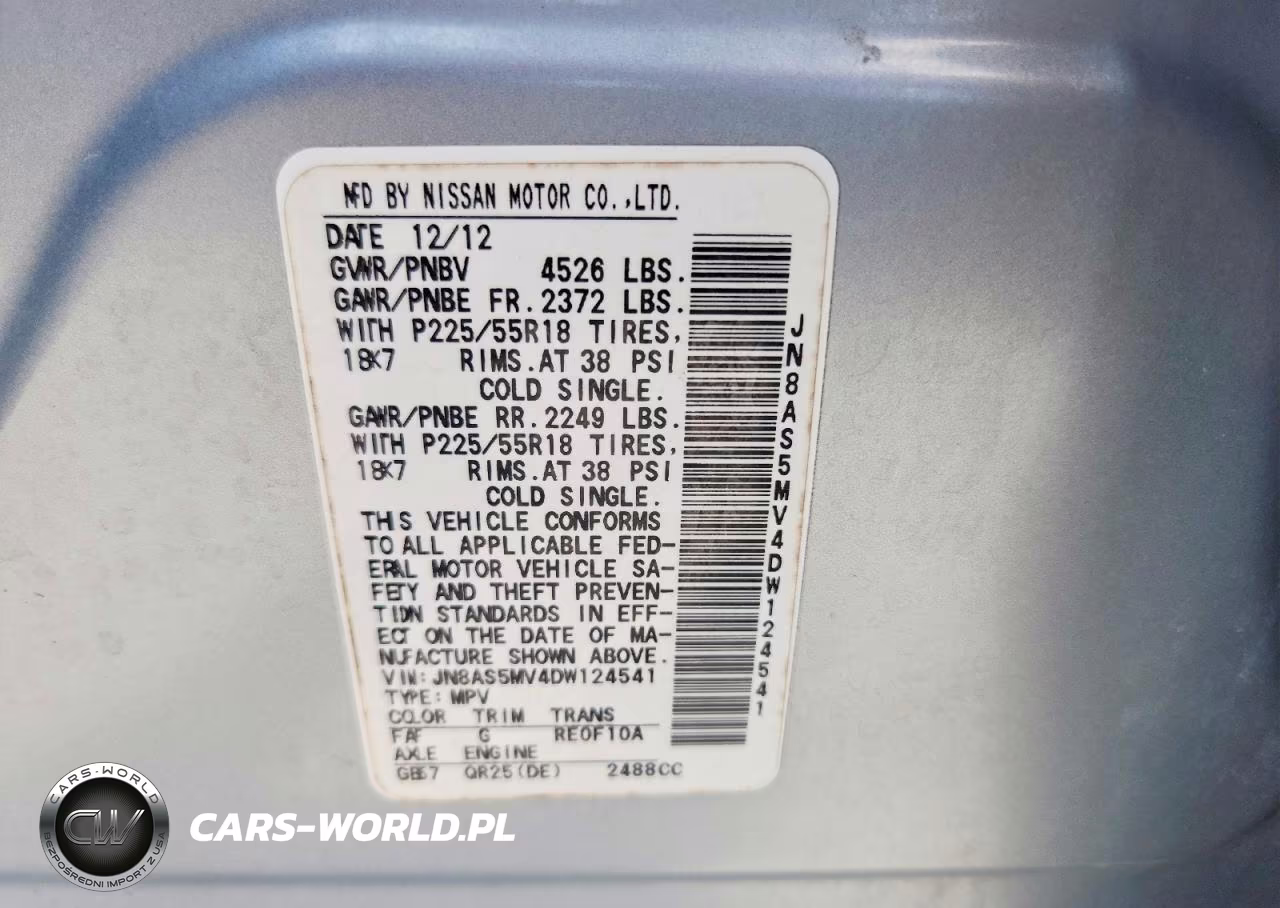 2013 Nissan Rogue S VIN:JN8AS5MV4DW124541 - 12