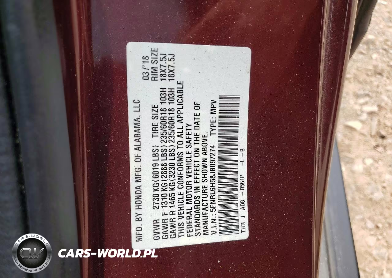 2018 Honda Odyssey Ex VIN:5FNRL6H58JB097274 - 13