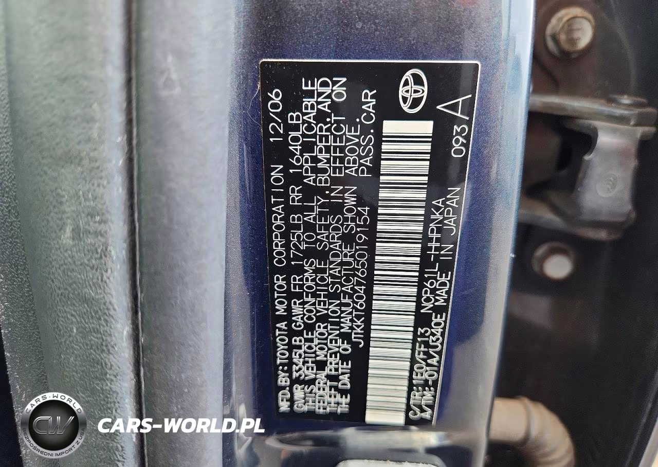 2006 Scion Xa Base VIN:JTKKT604765019154 - 12
