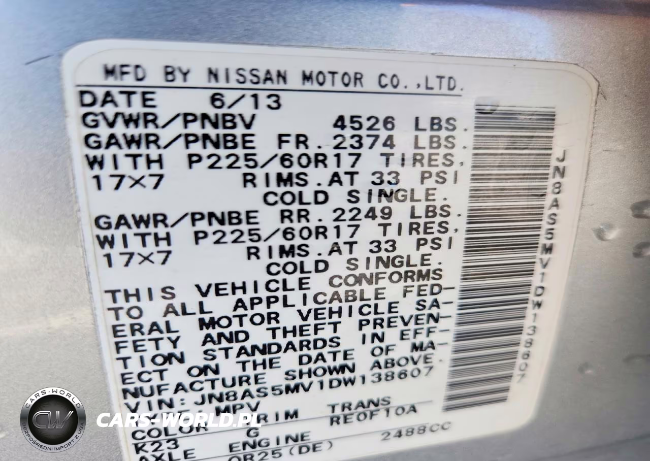 2013 Nissan Rogue S VIN:JN8AS5MV1DW138607 - 14