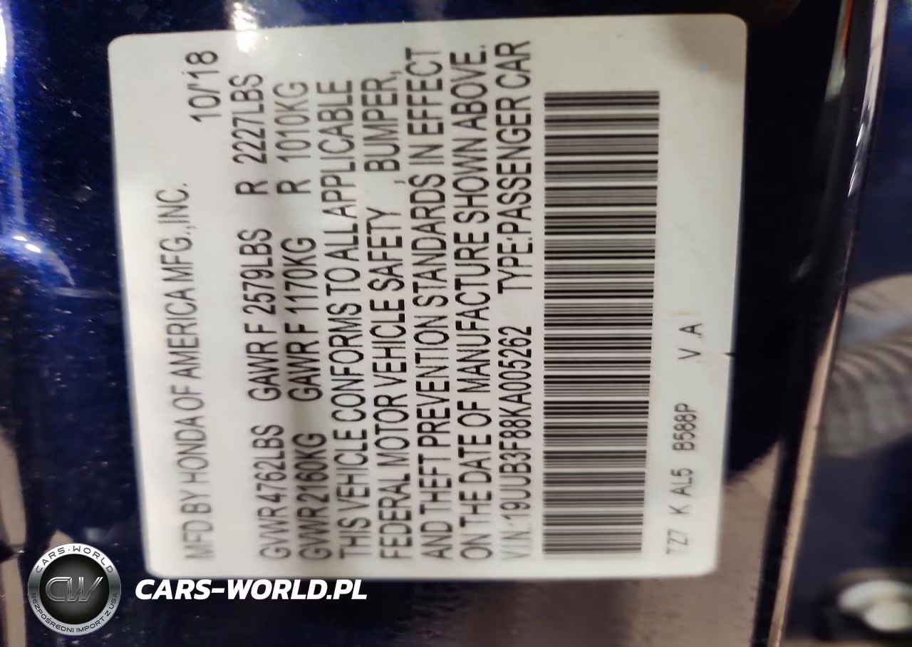 2019 Acura Tlx Advance VIN:19UUB3F88KA005262 - 12