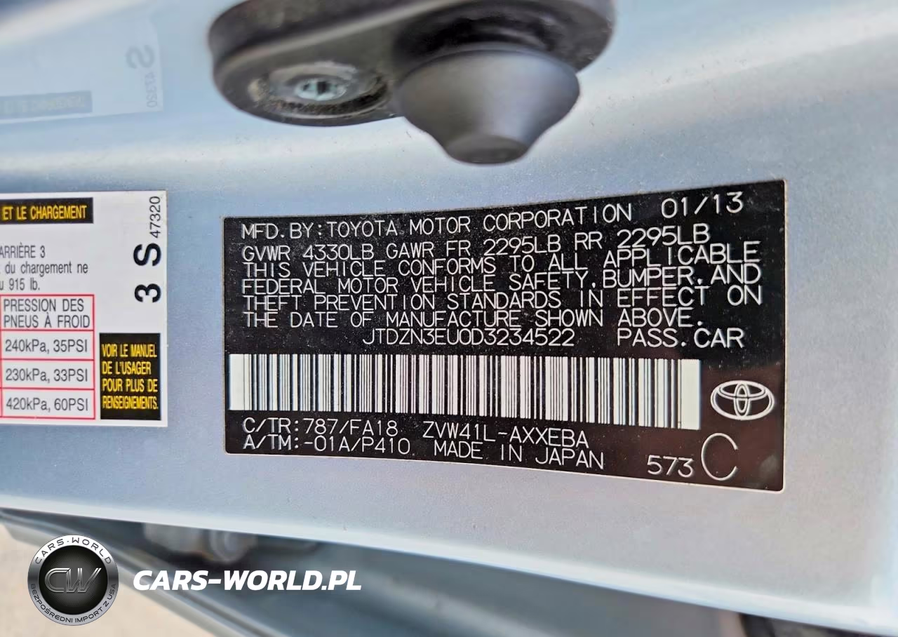 2013 Toyota Prius V Three VIN:JTDZN3EU0D3234522 - 12