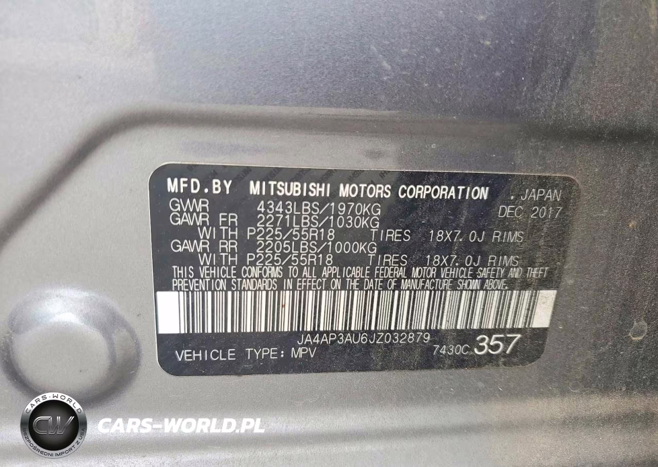 2018 Mitsubishi Outlander Sport Es VIN:JA4AP3AU6JZ032879 - 12