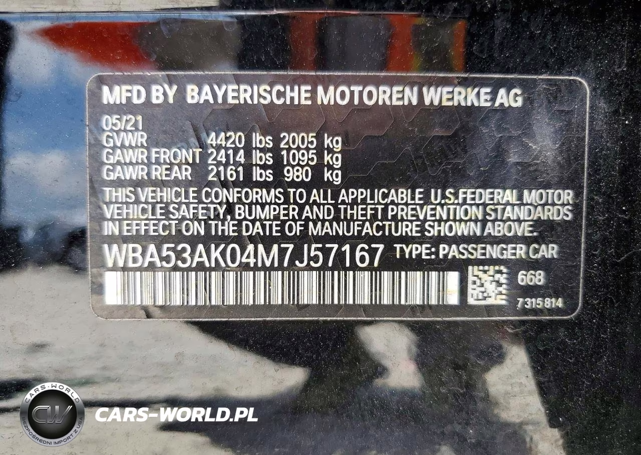 2021 BMW 228I VIN:WBA53AK04M7J57167 - 12