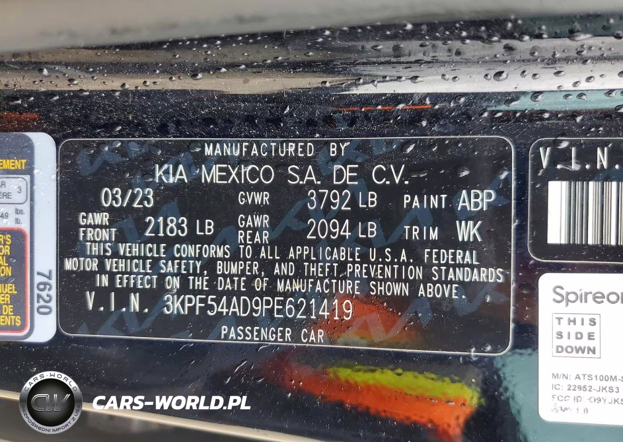 2023 Kia Forte Gt Line VIN:3KPF54AD9PE621419 - 12