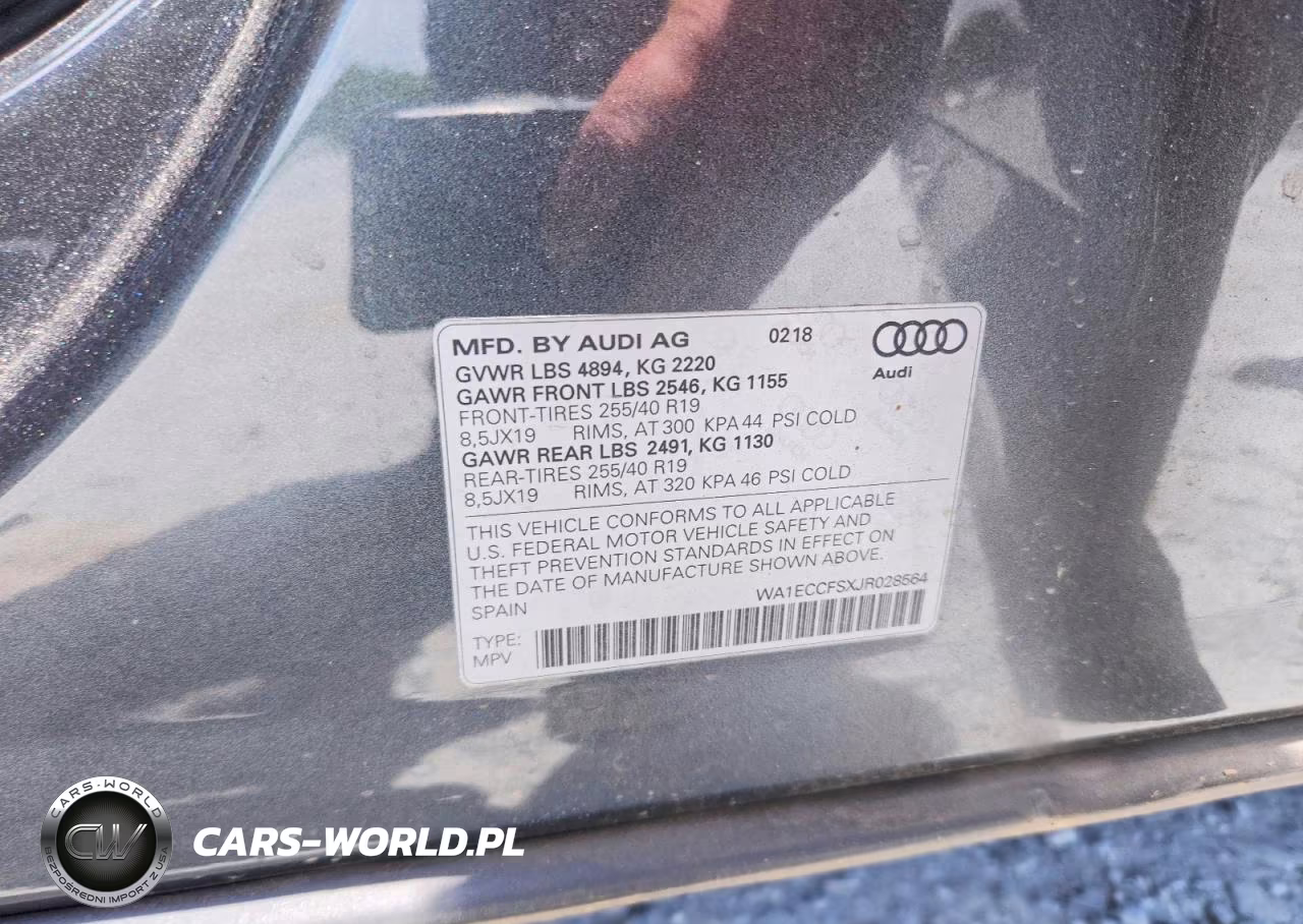 2018 Audi Q3 Premium-Sport Premium VIN:WA1ECCFSXJR028564 - 13