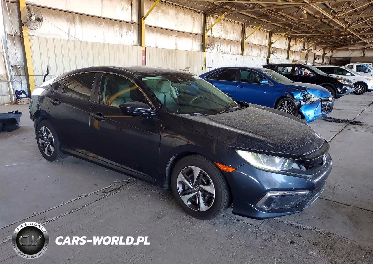 2019 Honda Civic Lx VIN:19XFC2F69KE043223 - 4