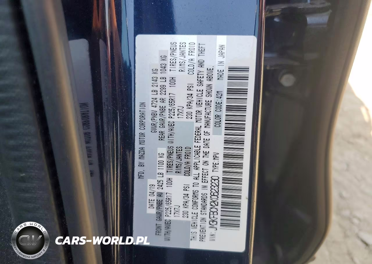 2019 Mazda Cx-5 Touring VIN:JM3KFBCM2K0623230 - 13