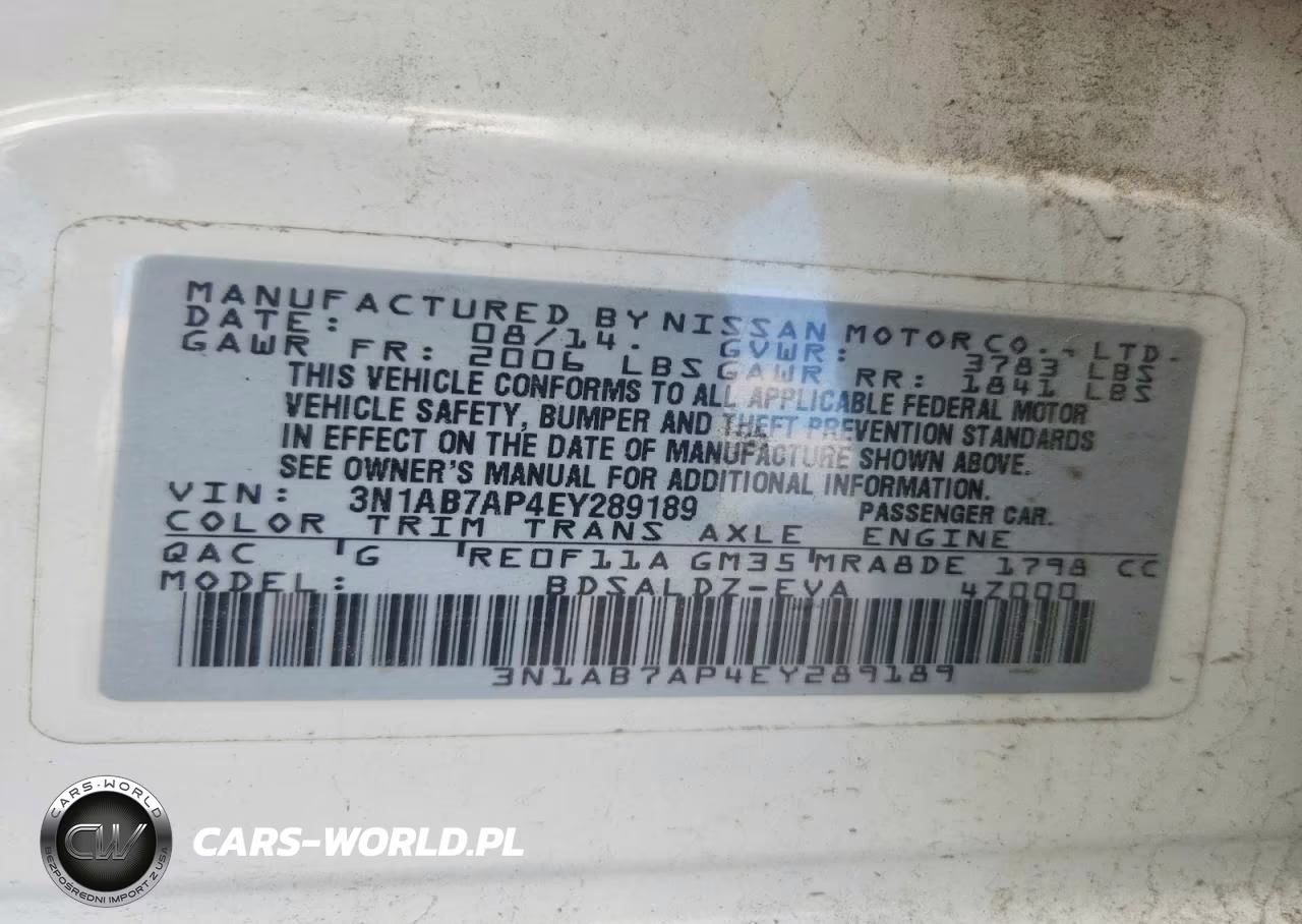 2014 Nissan Sentra Sv VIN:3N1AB7AP4EY289189 - 13