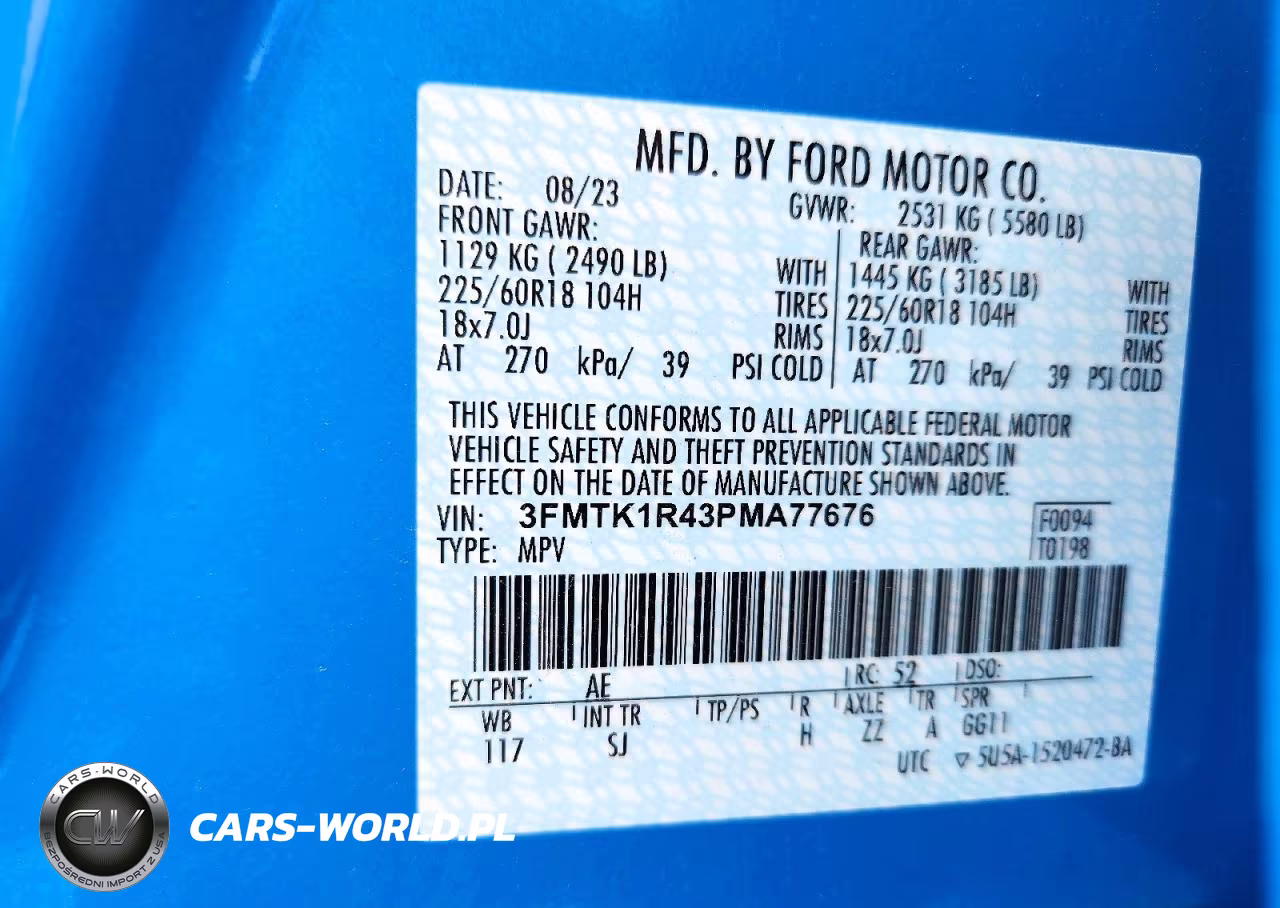 2023 Ford Mustang Mach-E Select VIN:3FMTK1R43PMA77676 - 13
