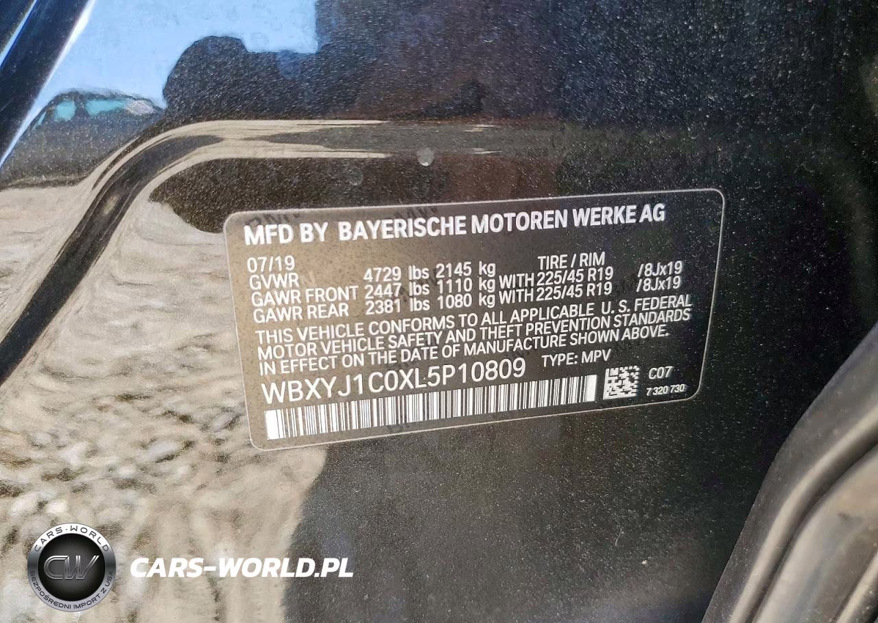 2020 BMW X2 xDrive28I VIN:WBXYJ1C0XL5P10809 - 13