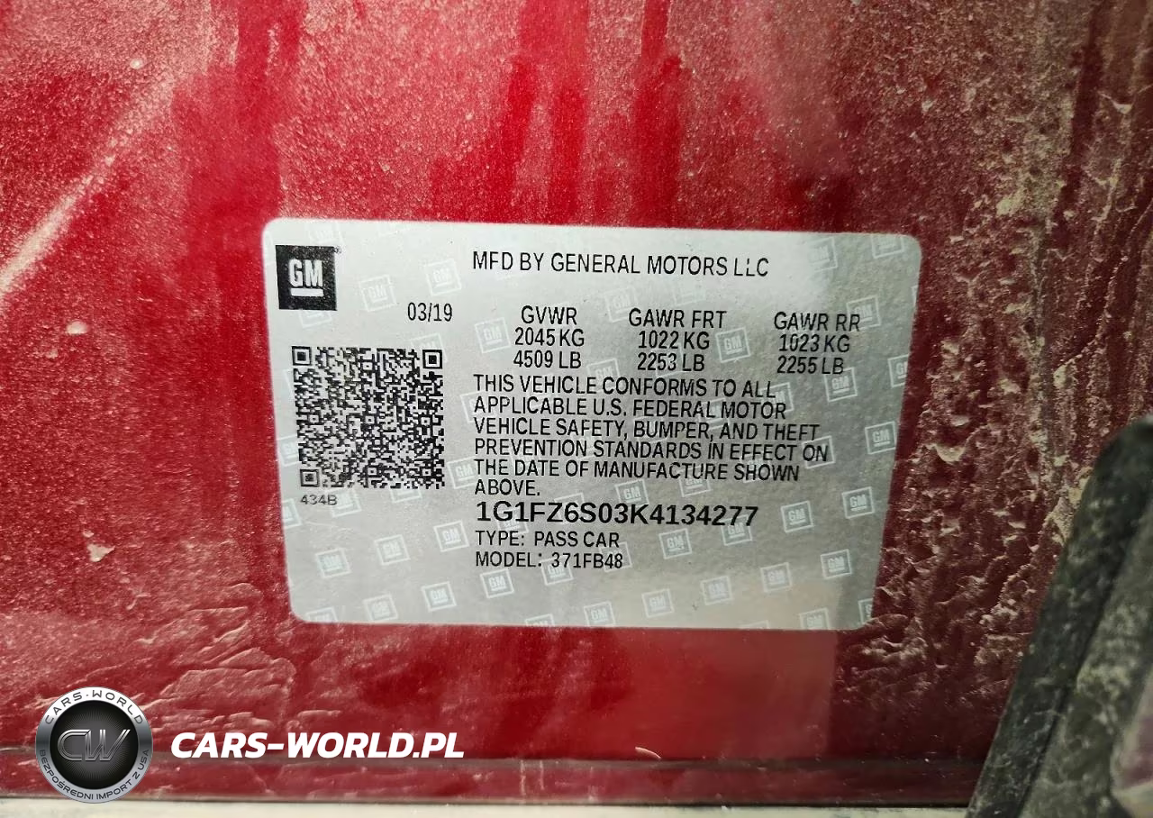 2019 Chevrolet Bolt Ev Premier VIN:1G1FZ6S03K4134277 - 12
