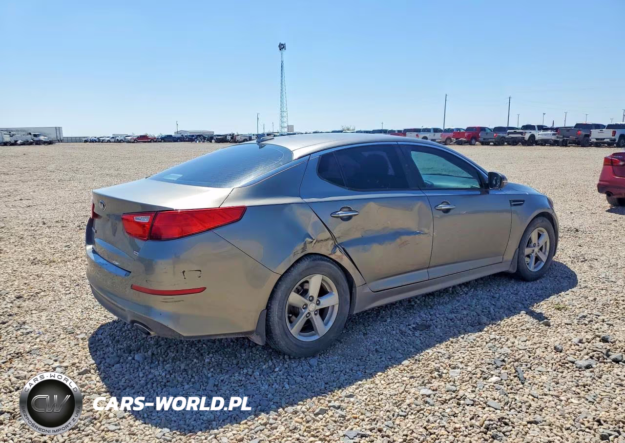 2014 Kia Optima Lx VIN:5XXGM4A75EG335136 - 3