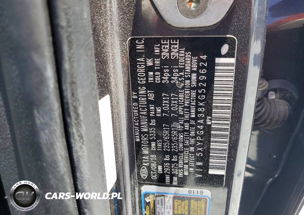 2019 Kia Sorento Lx VIN:5XYPG4A38KG529624 - 13