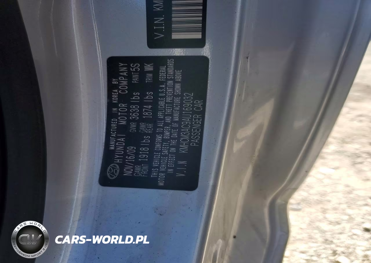 2010 Hyundai Accent Gs VIN:KMHCM3AC9AU169032 - 13