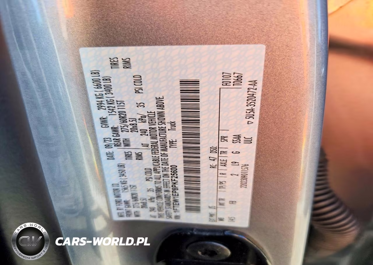 2023 Ford F150 Supercrew VIN:1FTEW1EP8PKF25600 - 12