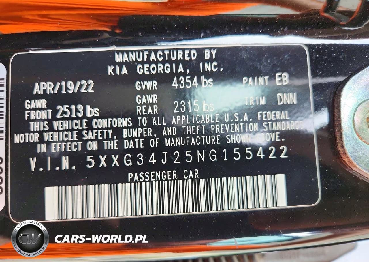 2022 Kia K5 Ex VIN:5XXG34J25NG155422 - 12