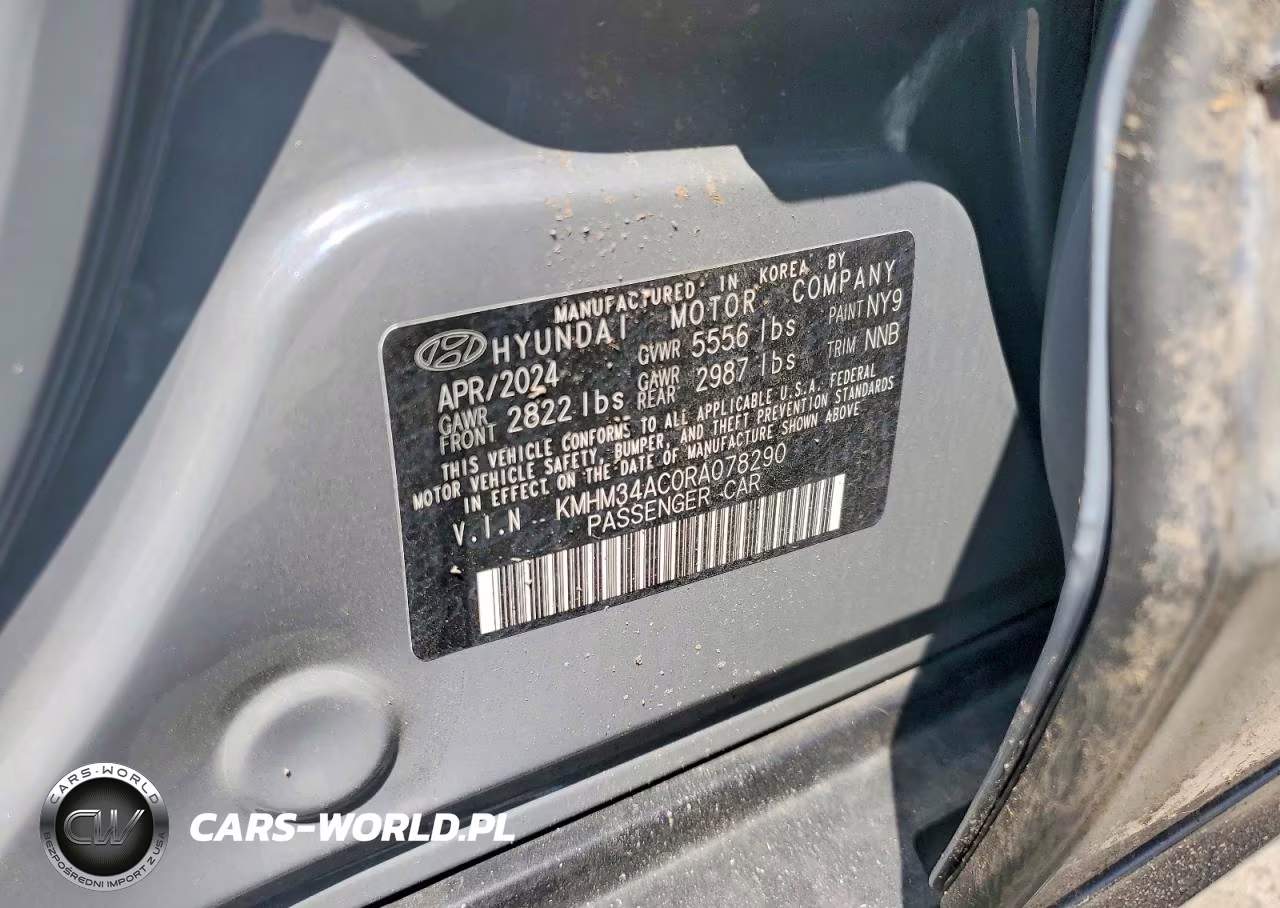 2024 Hyundai Ioniq 6 Sel VIN:KMHM34AC0RA078290 - 12
