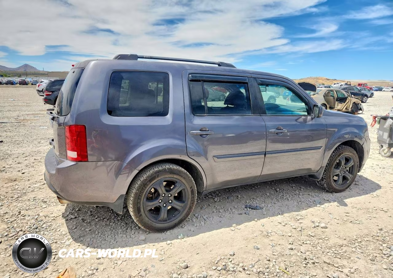 2014 Honda Pilot Exl VIN:5FNYF4H59EB008647 - 3