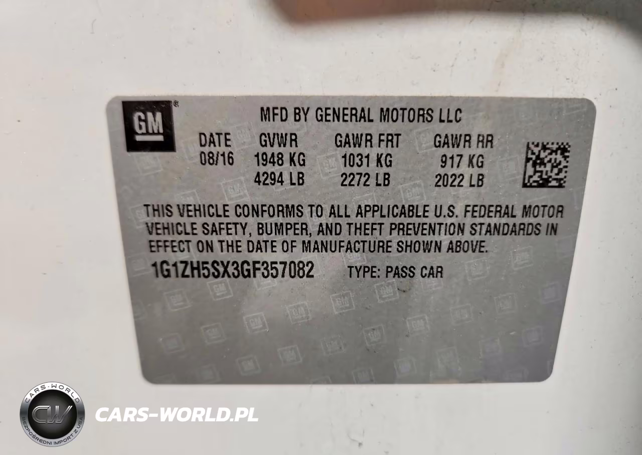 2016 Chevrolet Malibu Premier VIN:1G1ZH5SX3GF357082 - 12