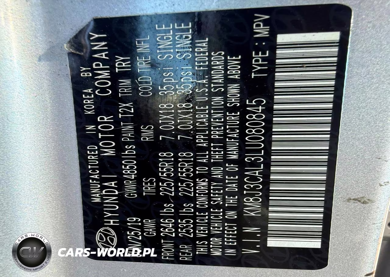 2020 Hyundai Tucson Ultimate VIN:KM8J3CAL3LU080845 - 11