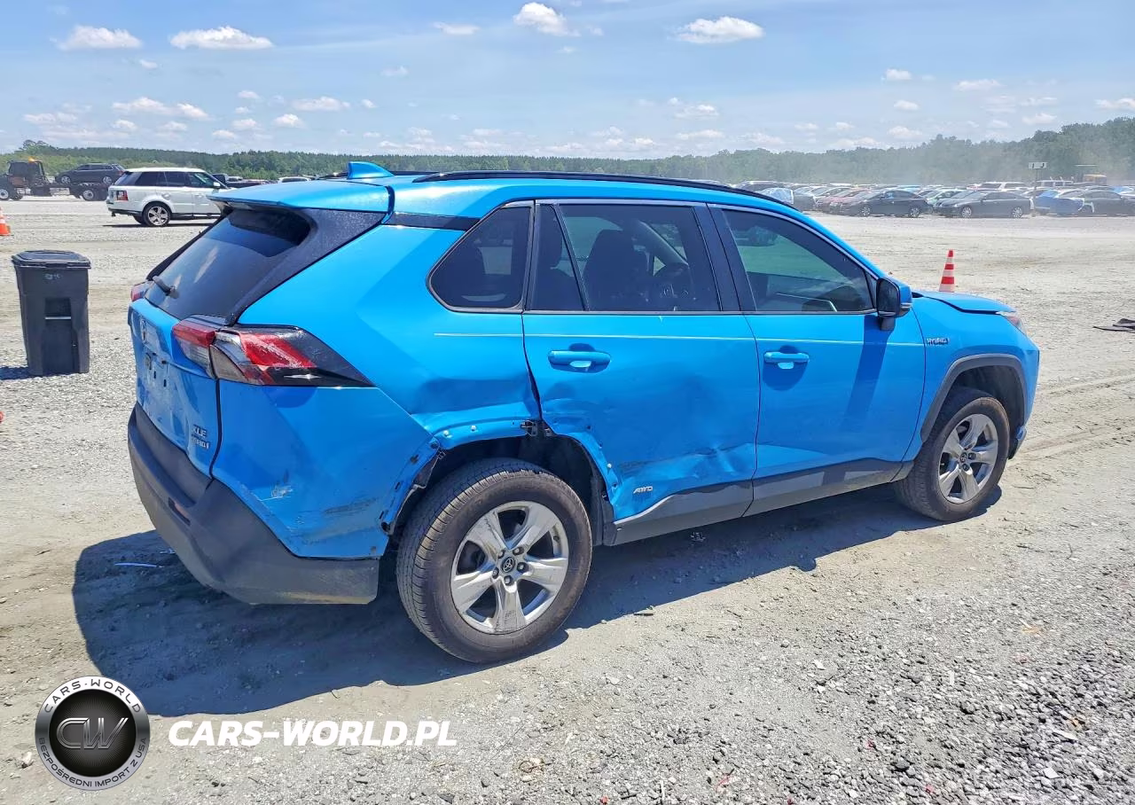 2019 Toyota Rav4 Hybrid Xle VIN:2T3RWRFV2KW036736 - 3