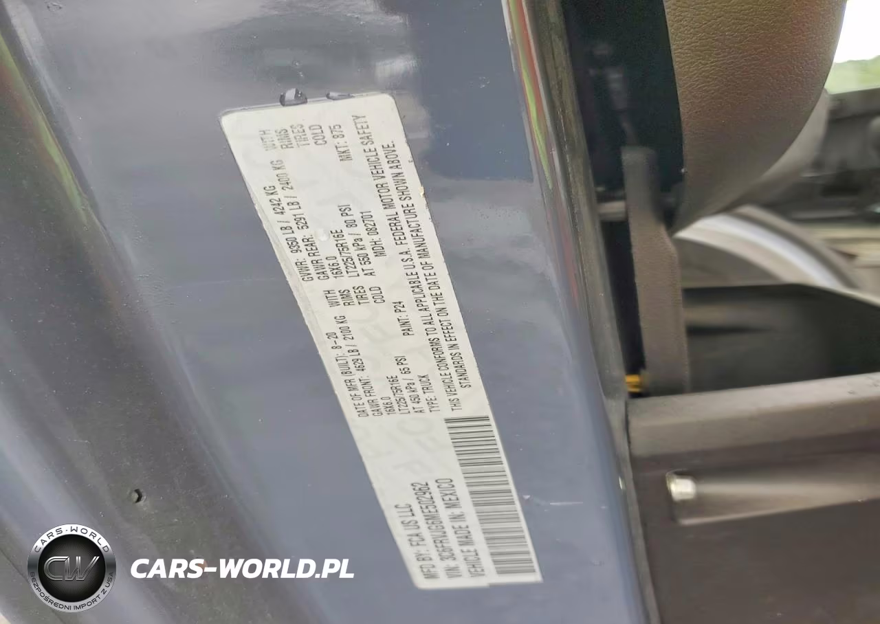 2021 Ram Promaster 3500 Delivery Van VIN:3C6FRVJG6ME502962 - 13
