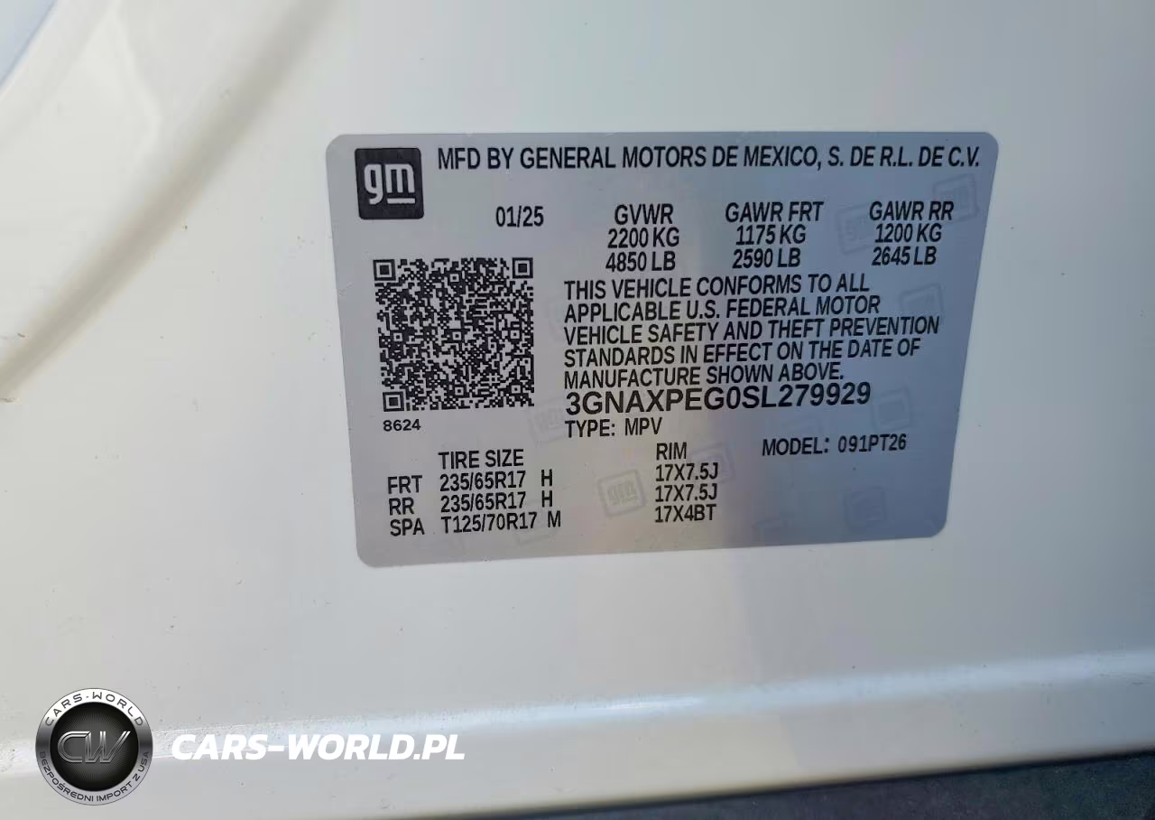 2025 Chevrolet Equinox Lt VIN:3GNAXPEG0SL279929 - 12