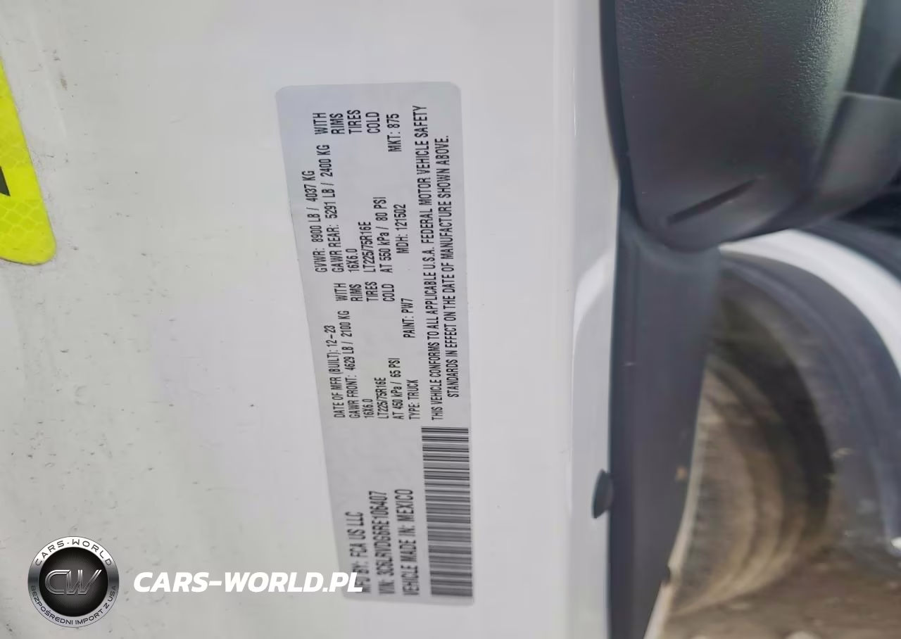 2024 Ram Promaster 2500 Delivery Van VIN:3C6LRVDG6RE106407 - 13