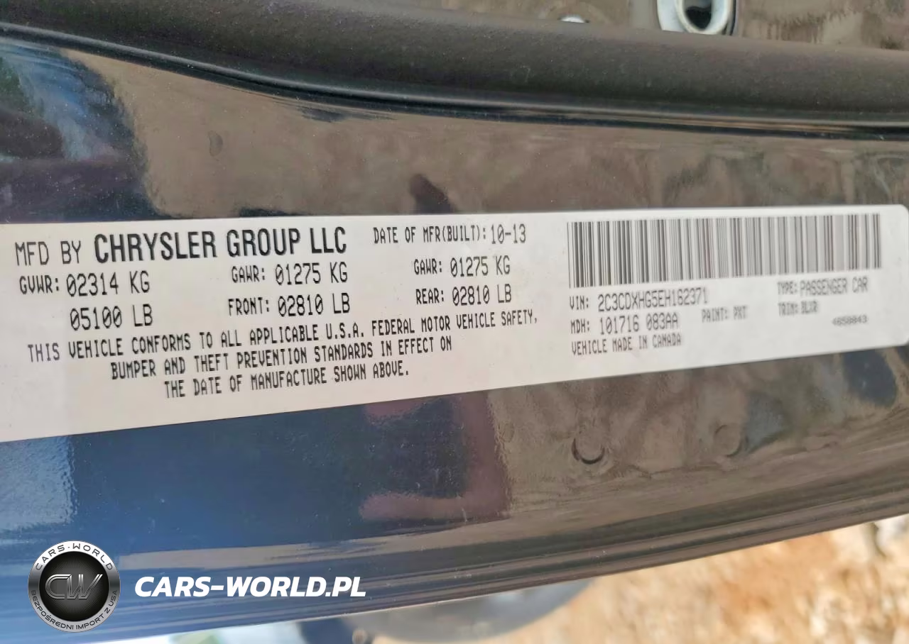 2014 Dodge Charger Sxt VIN:2C3CDXHG5EH162371 - 13