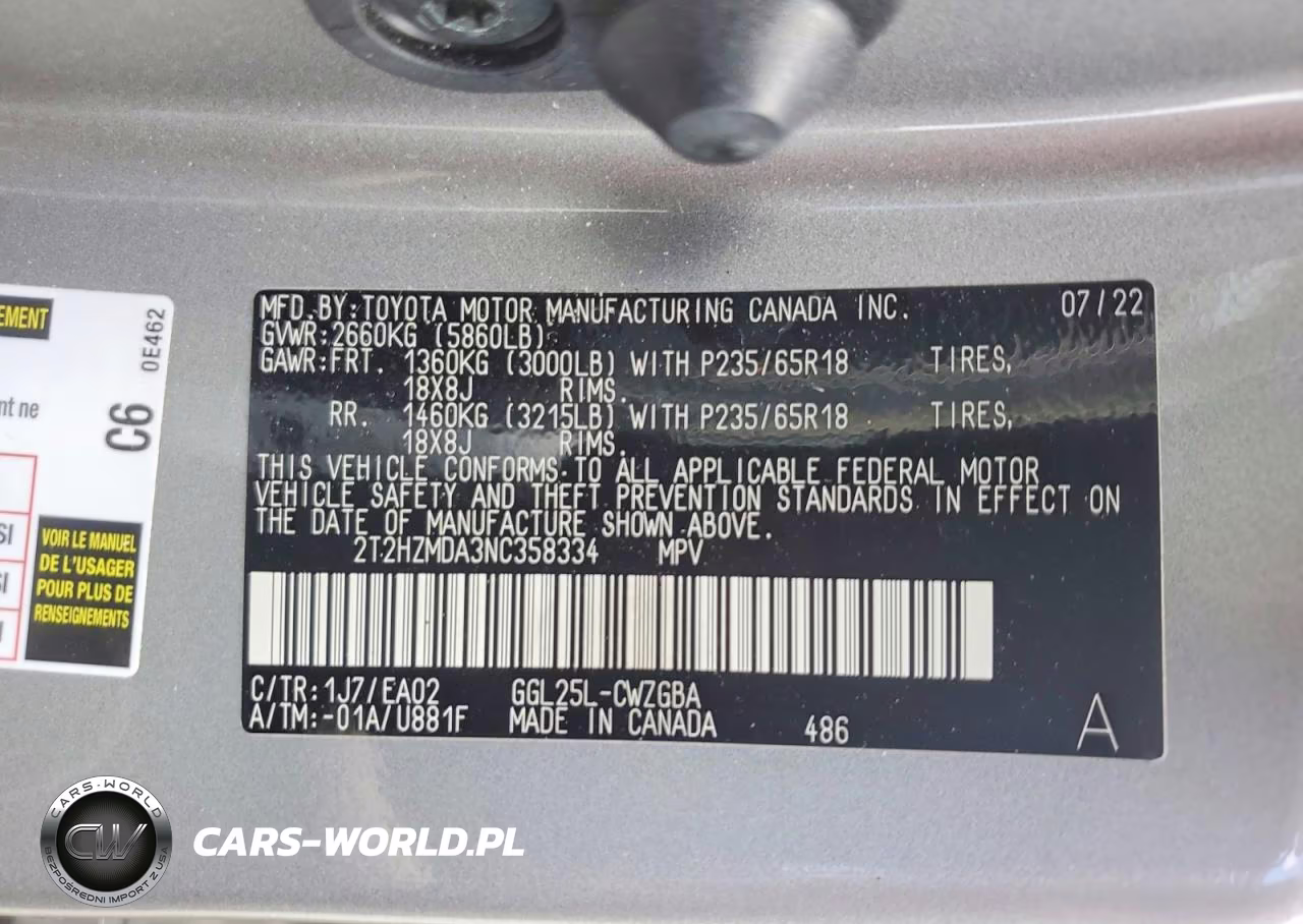 2022 Lexus Rx 350 VIN:2T2HZMDA3NC358334 - 13
