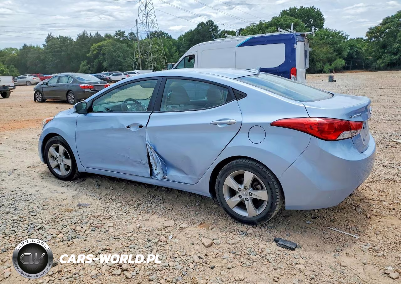 2013 Hyundai Elantra Gls VIN:KMHDH4AE1DU640918 - 2