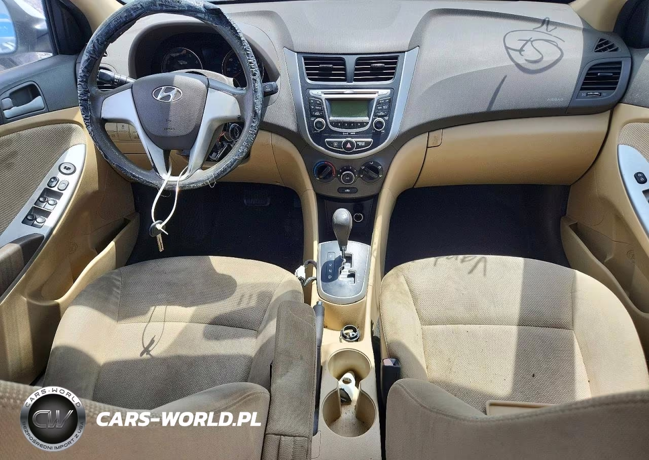 2013 Hyundai Accent Gls VIN:KMHCT4AE4DU305775 - 8