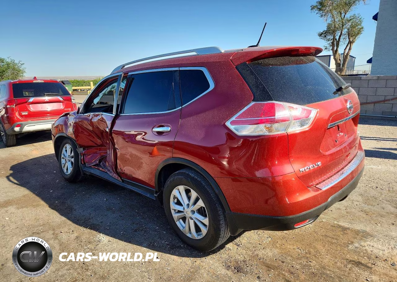 2016 Nissan Rogue Sv VIN:KNMAT2MV7GP597856 - 2
