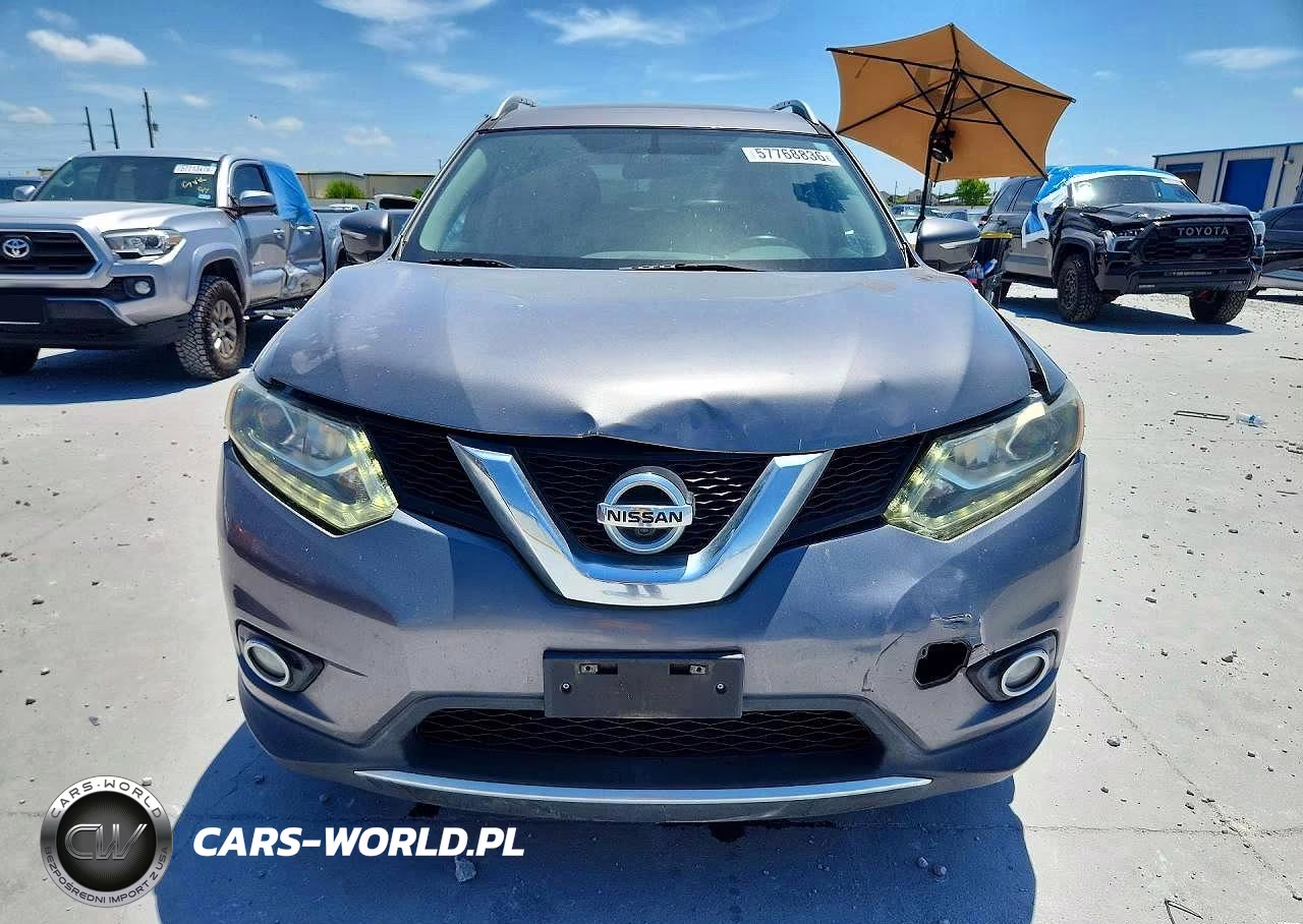 2014 Nissan Rogue Sl VIN:5N1AT2MV1EC804564 - 5