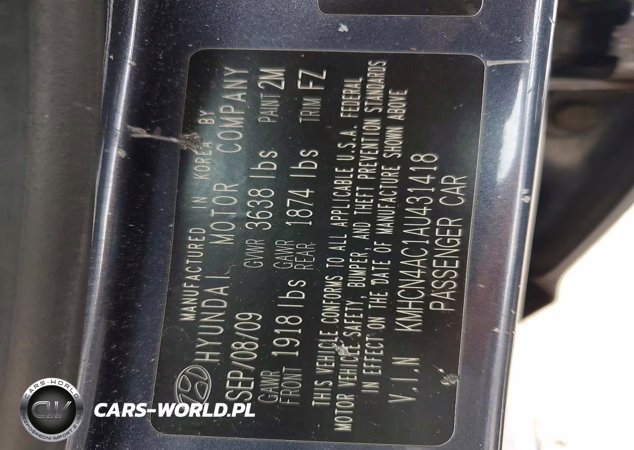 2010 Hyundai Accent Gls VIN:KMHCN4AC1AU431418 - 12