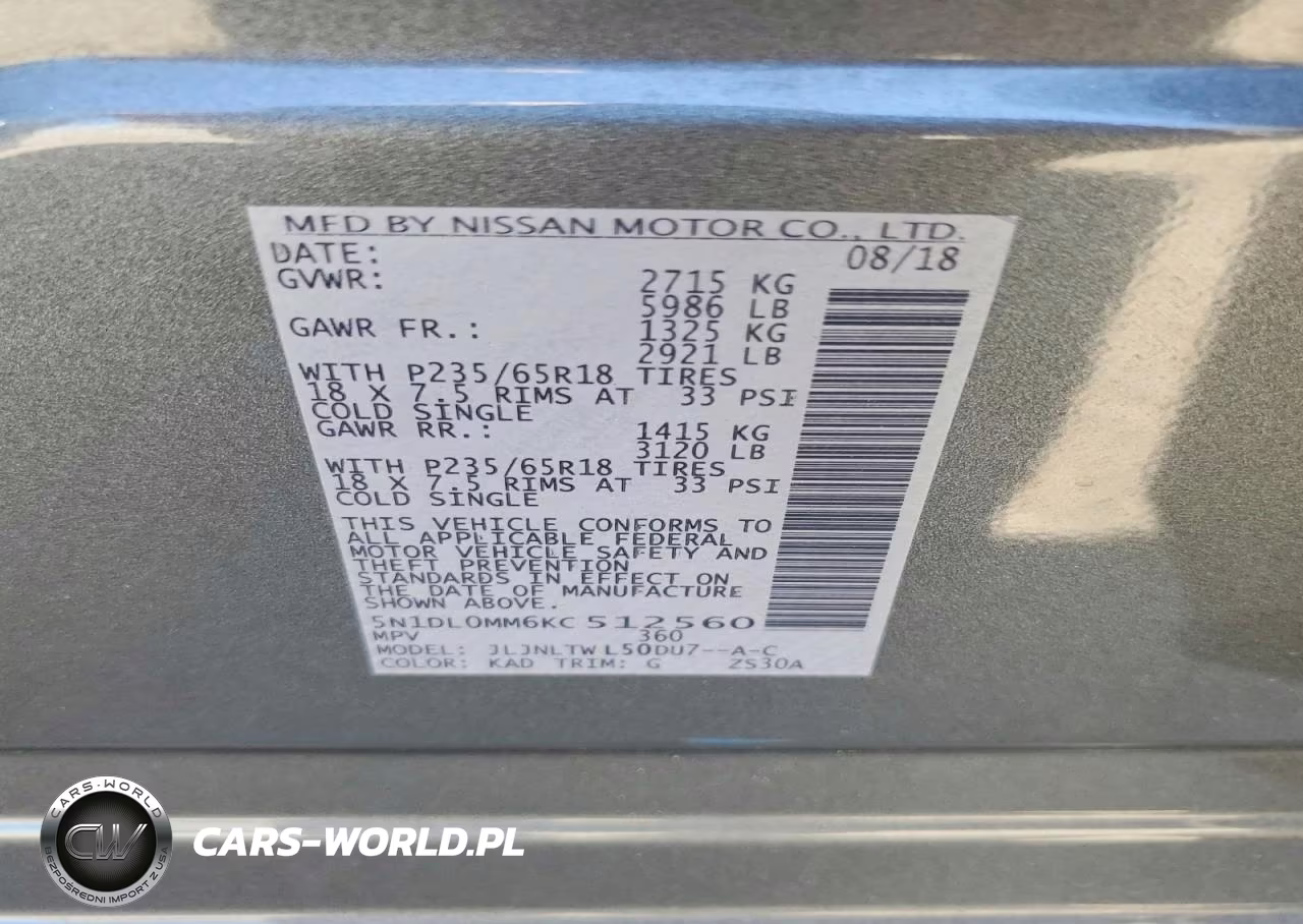 2019 Infiniti Qx60 Luxe VIN:5N1DL0MM6KC512560 - 13