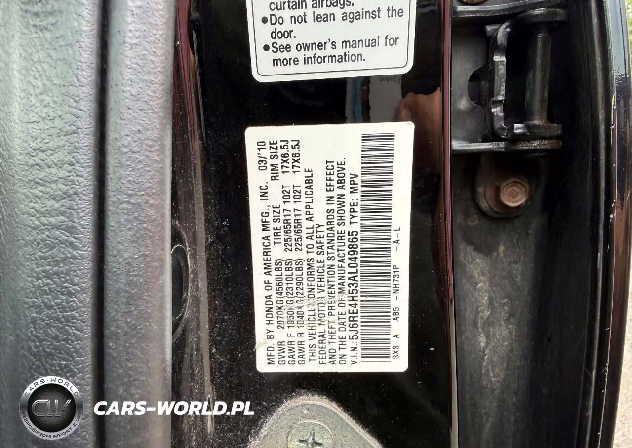 2010 Honda Cr-V Ex VIN:5J6RE4H53AL049865 - 10