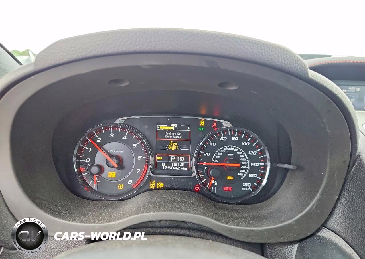 2019 Subaru Wrx Limited VIN:JF1VA1P66K8811007 - 9